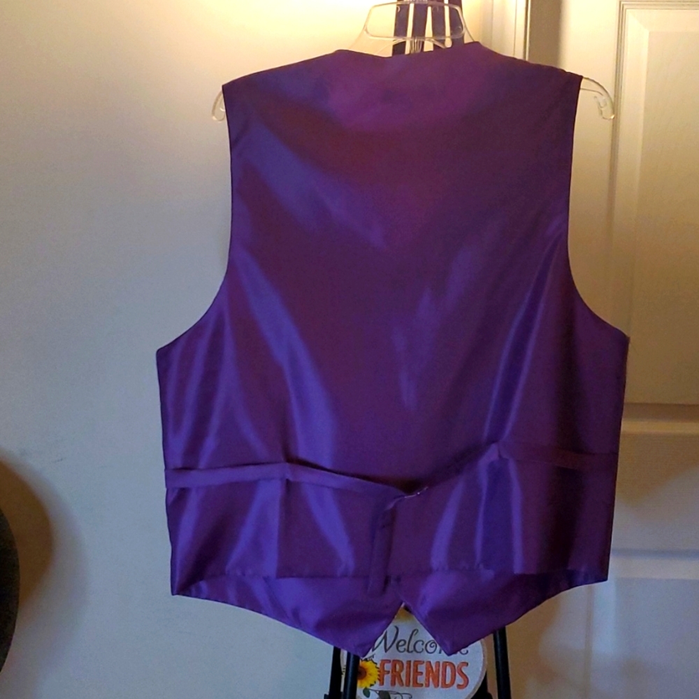 ALBERTO CARDINALI VEST SIZE LARGE WITH MATCHING NECK TIE - Picture 4 of 7